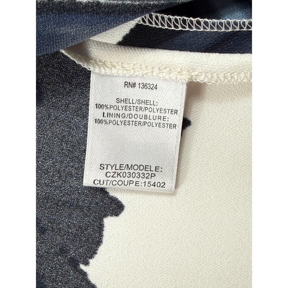 NWT Halston Heritage set of Strapless Top & pencil skirt white and  blue - Picture 15 of 16